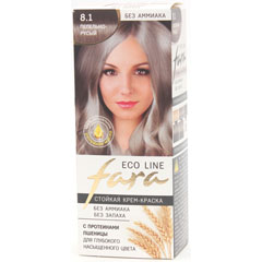 Краска для волос "FARA ECO LINE" 8.1 пепельно-русый 1 шт.(15)