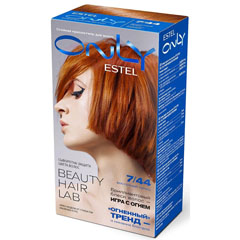 Краска-гель для волос "ESTEL ONLY" 7/44 русый медный интенсивный 1 шт./скидки не действуют/(10)