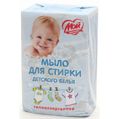 Мыло хозяйственное "72%" для стирки детского белья 200 гр.(54)