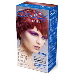 Краска-гель для волос "ESTEL ONLY" 6/56 темно - русый красно - фиолетовый 1 шт./скидки не действуют/(10)
