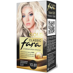 Краска для волос "FARA CLASSIC GOLD" 531 платиновая блондинка 10.81 1 шт.(6)