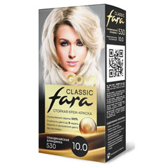Краска для волос "FARA CLASSIC GOLD" 530 скандинавская блондинка 10.0 1 шт.(6)