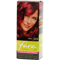 Краска для волос "FARA NATURAL COLORS" 328 гранат 1 шт.(15)