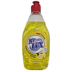 Моющее средство для посуды "МИСТЕР ЛЮКС" лимон 450 мл./скидки не действуют/(21)
