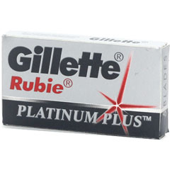 Сменные лезвия "GILLETTE RUBIE" платиновые 5 шт.(10)