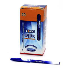 Ручка шариковая "LINC OFFIX" синяя 1 шт./в запайке 50 шт./(50)