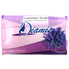 Мыло туалетное "DIAMIS HEALTH & BEAUTY" lavander  90 гр./скидки не действуют/(72)