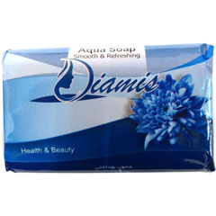 Мыло туалетное "DIAMIS HEALTH & BEAUTY" aqua 90 гр./скидки не действуют/(72)