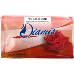 Мыло туалетное "DIAMIS HEALTH & BEAUTY" rose 90 гр./скидки не действуют/(72)