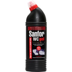 Чистящее средство "SANFOR WC" гель санитарно - гигиенический special black 1 л./скидки не действуют/(10)