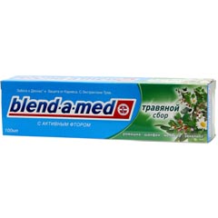 Зубная паста "BLEND-A-MED" анти-кариес травяной сбор 100 мл./скидки не действуют/(24)