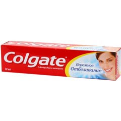 Зубная паста "COLGATE" бережное отбеливание 50 мл.(72)