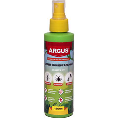 Средство от насекомых "ARGUS" лосьон - спрей от комаров, клещей, мошек, москитов, мокрецов, слепней 150 мл.(42)