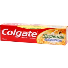 Зубная паста "COLGATE" прополис отбеливающая 100 мл./скидки не действуют/(48)