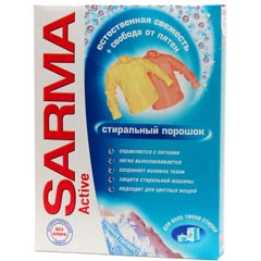 Стиральный порошок "SARMA" active универсал горная свежесть 400 гр.(22)