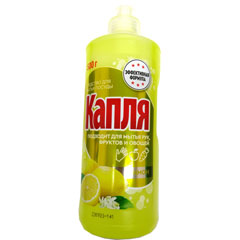Моющее средство для посуды "КАПЛЯ VOX" лимон 500 мл.(15)