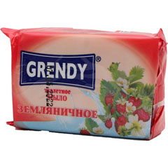 Мыло туалетное "GRENDY" земляничное 200 гр./скидки не действуют/(40)