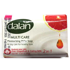 Мыло туалетное "DALAN MULTI-CARE" грейпфрут и молоко 75 гр./скидки не действуют/(72)