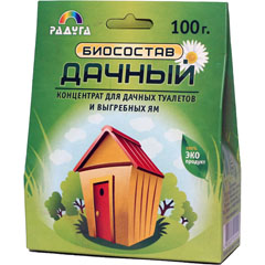 Чистящее средство для дачных туалетов и выгребных ям "ДАЧНЫЙ" биосостав 100 гр./скидки не действуют/(28)