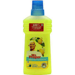 Моющее средство для уборки "МИСТЕР ПРОПЕР" лимон для полов и стен 500 мл.(20)