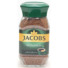 Кофе "JACOBS MONARCH" растворимый сублимированный ст/б 95 гр.(12)