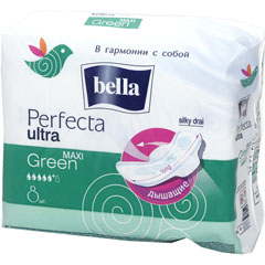 Прокладки "BELLA" перфекта ultra green maxi 8 шт.(30)