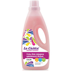 Моющее средство для стирки "LA CHISTA" гель color для цветного белья 1 л./скидки не действуют/(8)