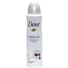 Дезодорант спрей антиперспирант "DOVE" invisible dry невидимый 150 мл.(6)
