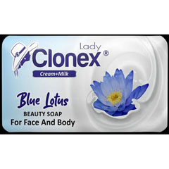 Мыло-крем "CLONEX" blue lotus/голубой лотос 140 гр./скидки не действуют/(48)