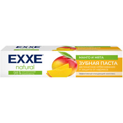 Зубная паста "EXXE NATURAL" манго и мята 75 мл.(12)