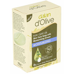 Мыло туалетное "DALAN d`OLIVE" оливковое масло 100 гр.(24)