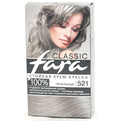 Краска для волос "FARA CLASSIC" 521 пепельный 1 шт.(6)