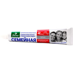 Зубная паста "ВЕСНА СЕМЕЙНАЯ" тотал без футляра 90 гр.(48)