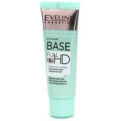 База под макияж "EVELINE BASE FULL HD" маскирующая покраснения 30 мл.(3)