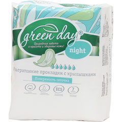 Прокладки "GREEN DAY" ultra normal dry 10 шт.(24)
