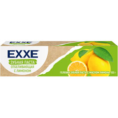 Зубная паста "EXXE" гелевая отбеливающая с лимоном 100 гр.(72)