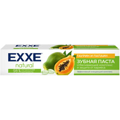 Зубная паста "EXXE NATURAL" таурин и папаин 75 мл.(12)