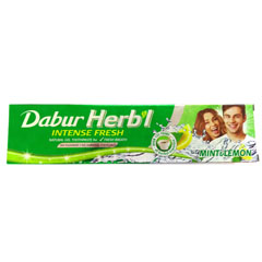 Зубная паста "DABUR" гель с мятой и лимоном 150 гр./скидки не действуют/(48)