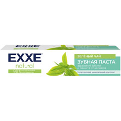 Зубная паста "EXXE NATURAL" зеленый чай 75 мл.(12)