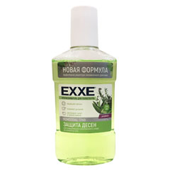 Ополаскиватель полости рта "EXXE" защита десен зеленый 250 мл.(24)