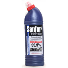 Чистящее средство "SANFOR DISINFECTION" убивает микробы 750 мл.(15)