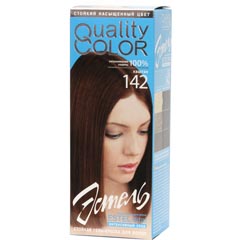 Краска-гель для волос "ESTEL QUALITY COLOR" 142 каштан 1 шт.(20)