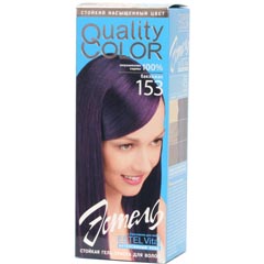Краска-гель для волос "ESTEL QUALITY COLOR" 153 баклажан 1 шт.(20)