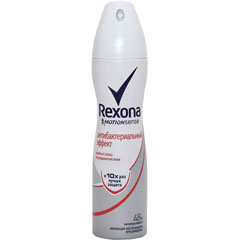 Дезодорант спрей антиперспирант "REXONA" антибактериальный эффект 150 мл.(6)