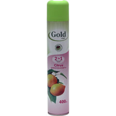 Освежитель воздуха "GOLD WIND" citrus 400 мл.(12)