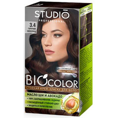 Краска для волос "BIOCOLOR" тон 3,4 горячий шоколад 1 шт.(12)