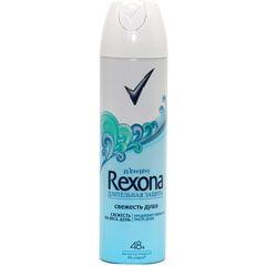 Дезодорант спрей антиперспирант "REXONA" свежесть душа 150 мл.(6)