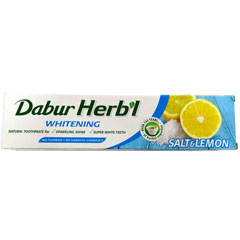 Зубная паста "DABUR" с солью и лимоном 150 гр./скидки не действуют/(48)