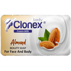 Мыло-крем "CLONEX" almond/миндаль 125 гр./скидки не действуют/(48)