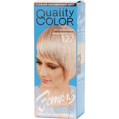 Краска-гель для волос "ESTEL QUALITY COLOR" 127 жемчужный блондин 1 шт.(20)